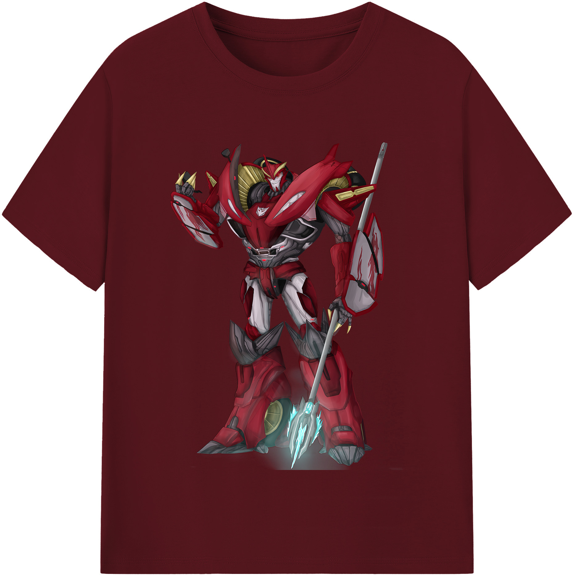 （画像用） Transformers トランスフォーマー 綿100％半袖Tシャツ（フロントプリント）